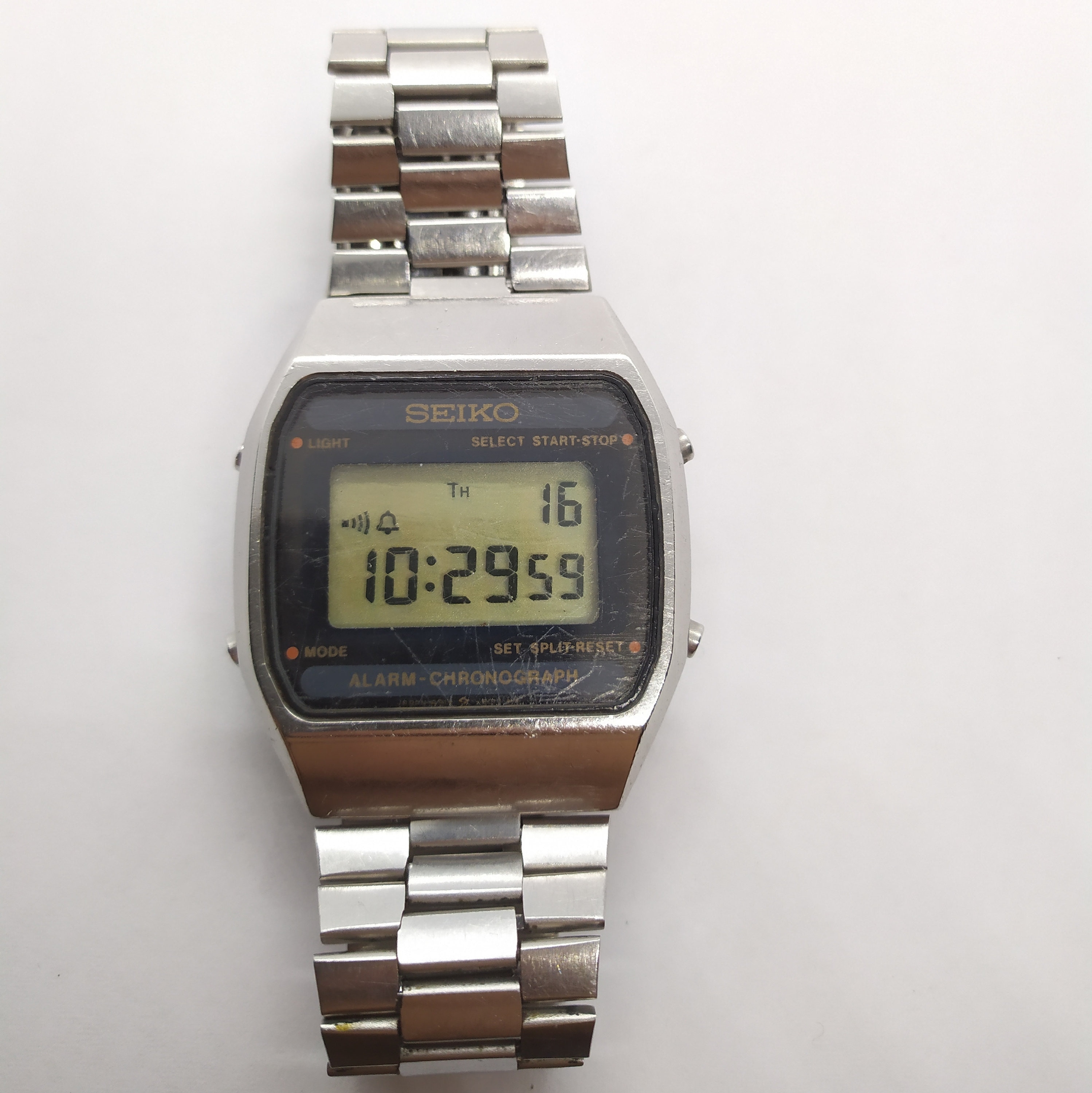 Vintage Seiko Digital Watch Men's A914-5010 Alarm - 日本