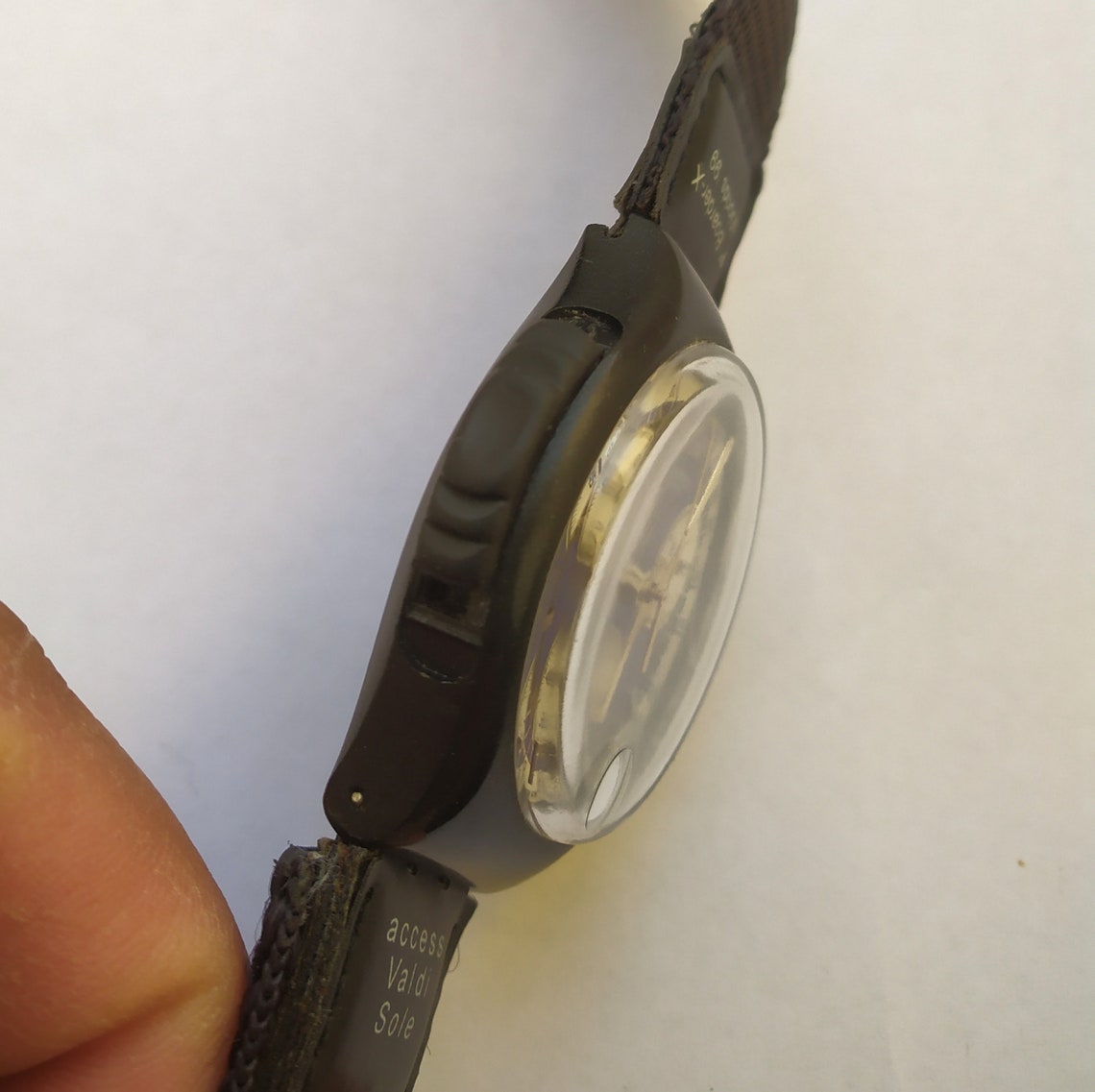 Vintage Swatch Chronograph Alarm SOB401 Twinkling AG 1997 Blue Etsy