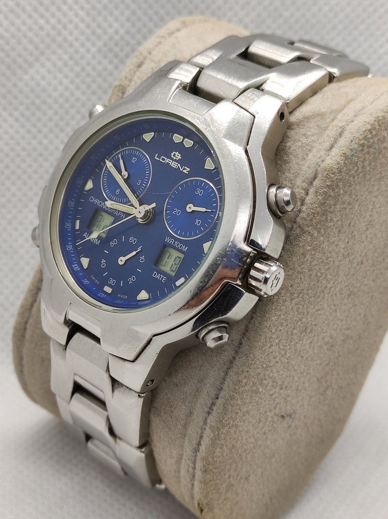 Lorenz Chronograph Rare Watch Mens Swiss ETA 251.265 Analog Etsy 日本