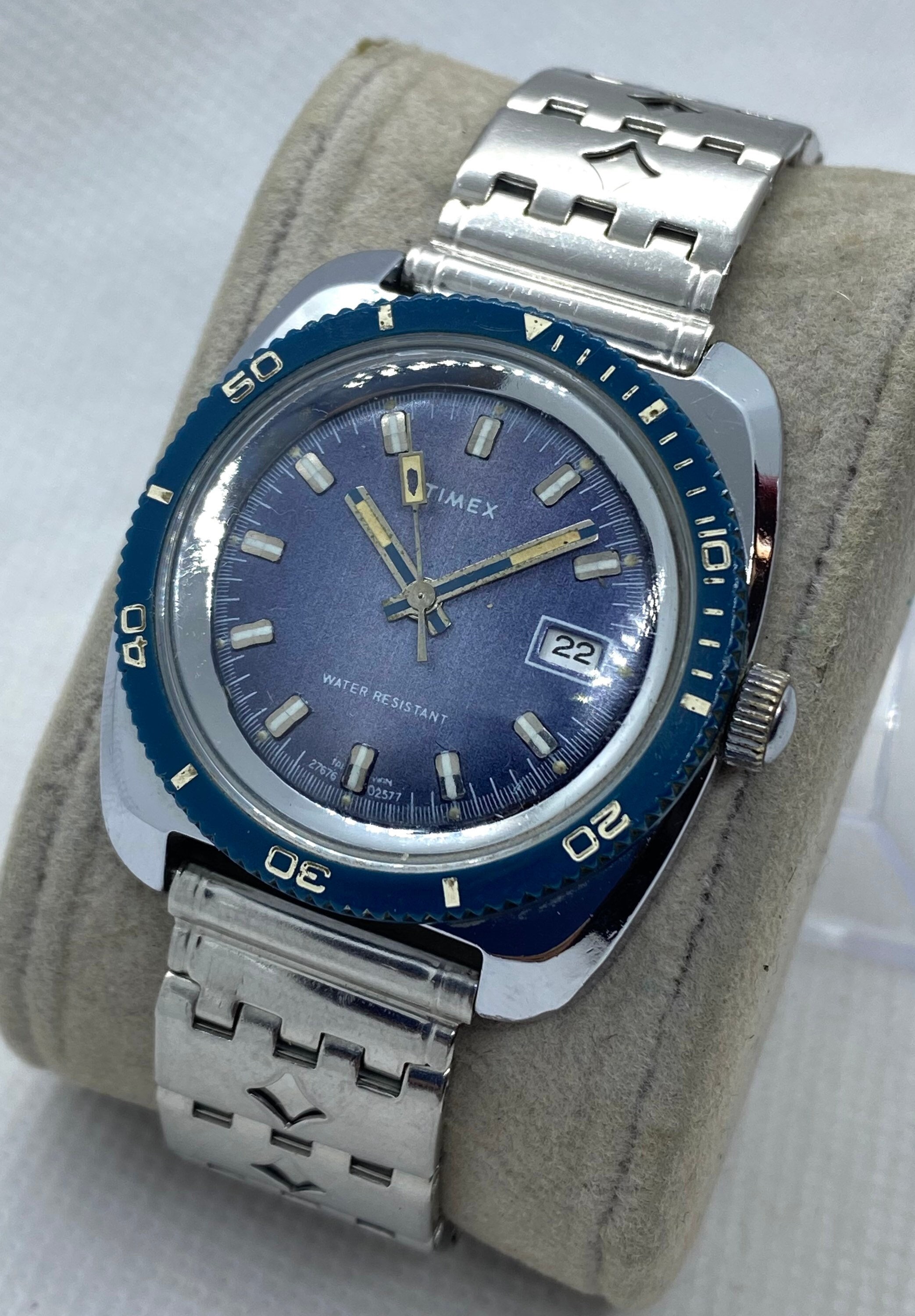 Vintage Timex Diver Watch Mens 25 Metres Water Resistant Blue - Etsy Ireland
