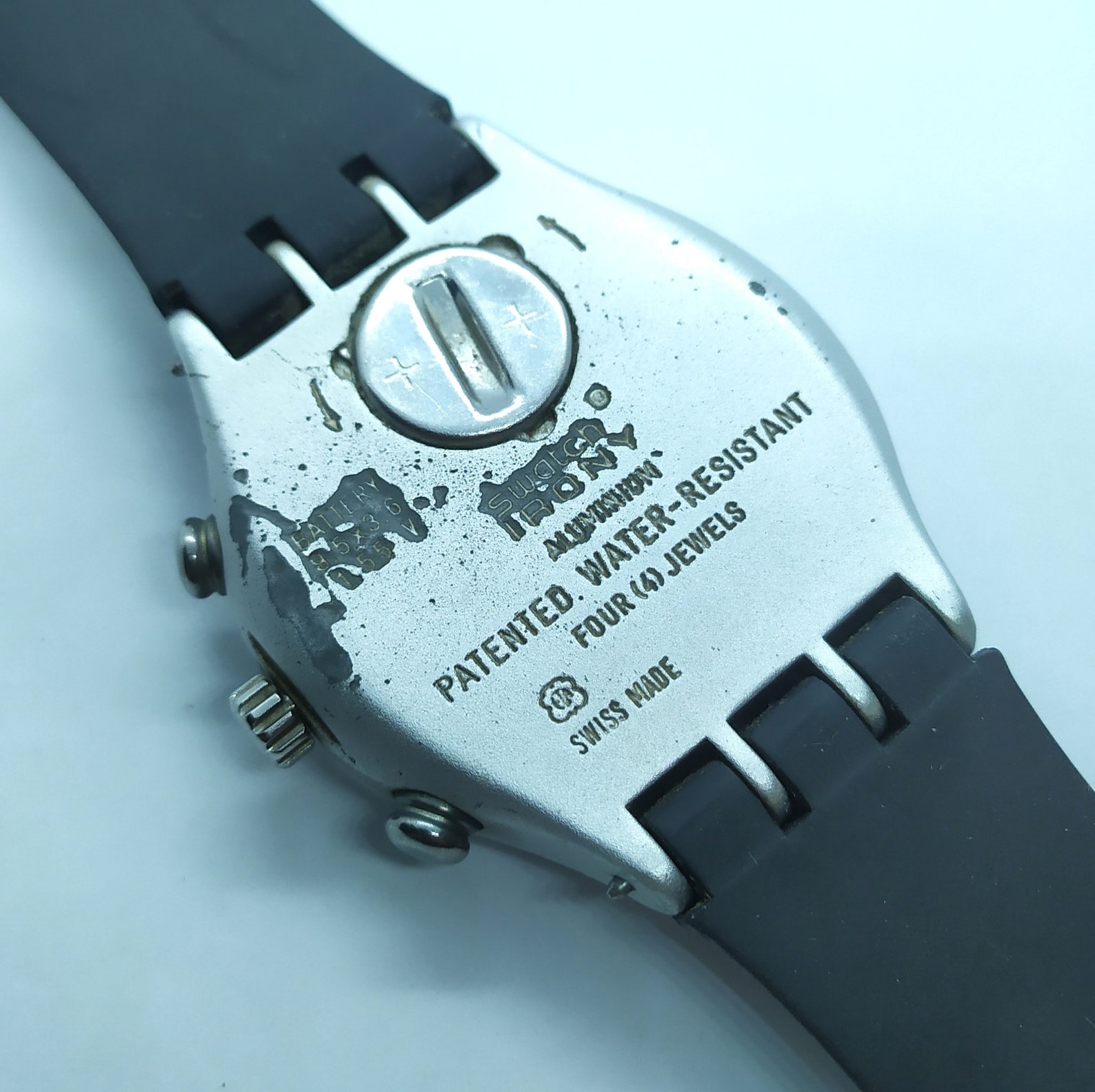 Swatch Irony Chronograph Aluminum AG 1995 Swiss Made Vintage Etsy