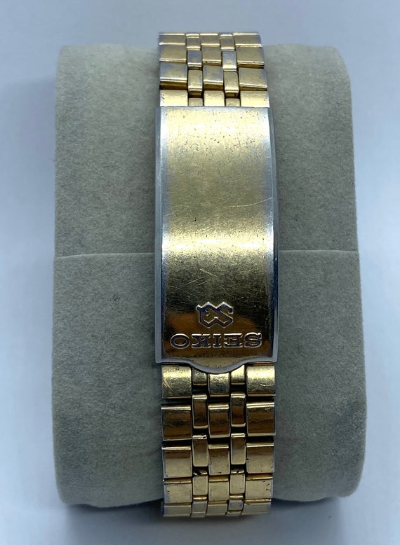 Seiko SQ Quartz 4004 Mens Watch Gold Dial Date Seiko 4633-8029 - Etsy  Australia