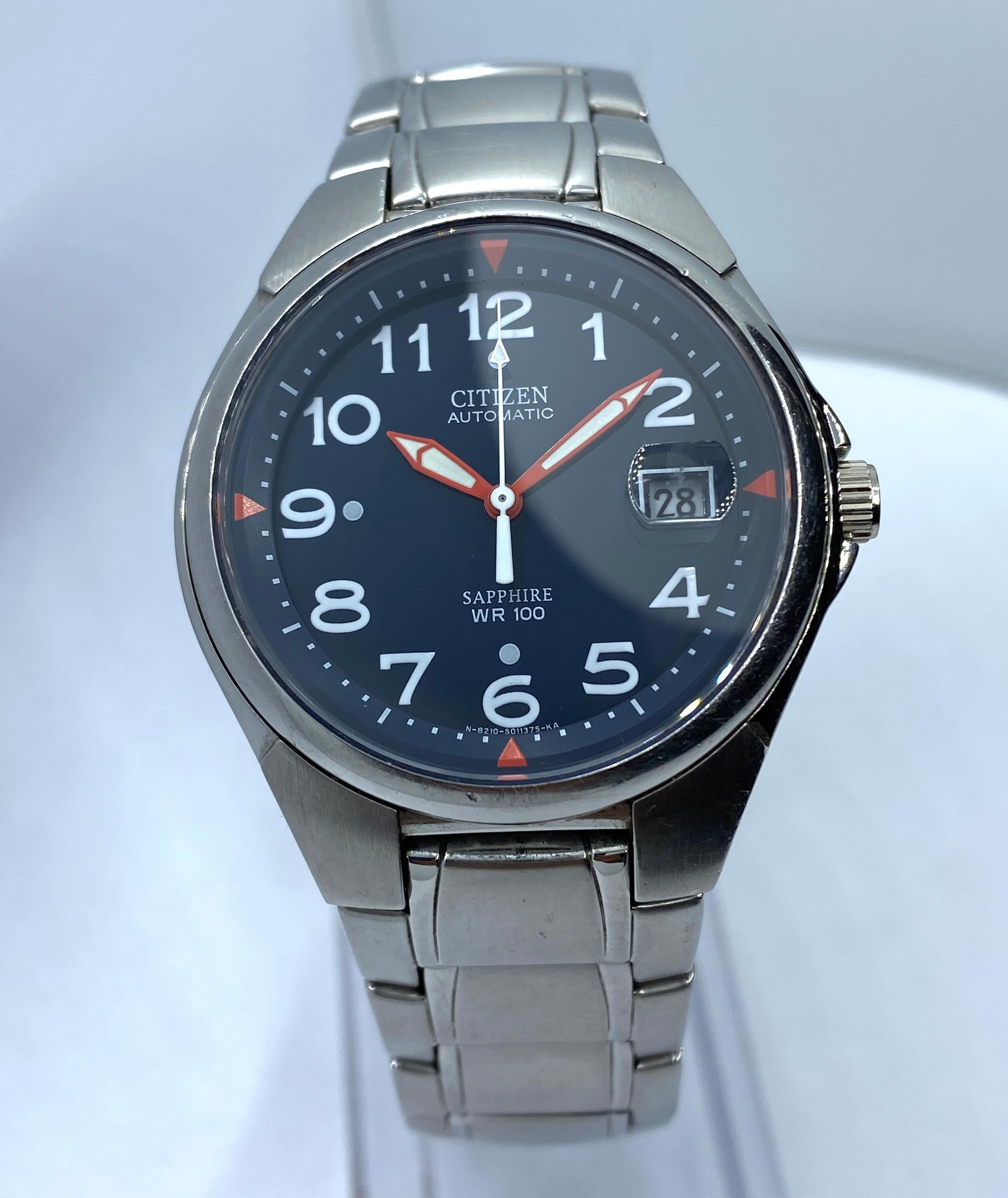 Citizen Automatic Sapphire Crystal WR100 8210 S006180 Dark | Etsy
