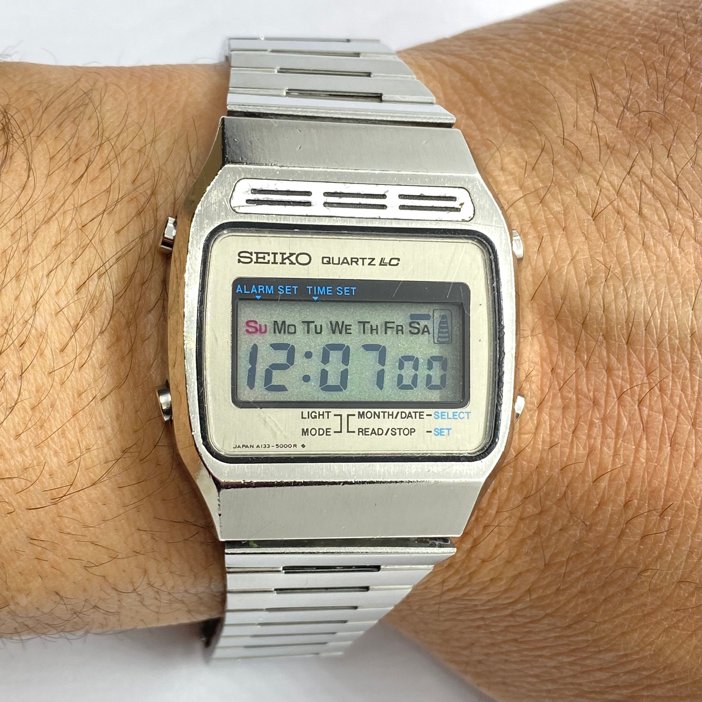 SEIKO A133-5000 Ana-digital Seiko LC Robot Alarm Mens Vintage - Etsy