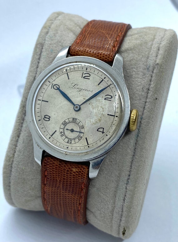 longines military watch vintage