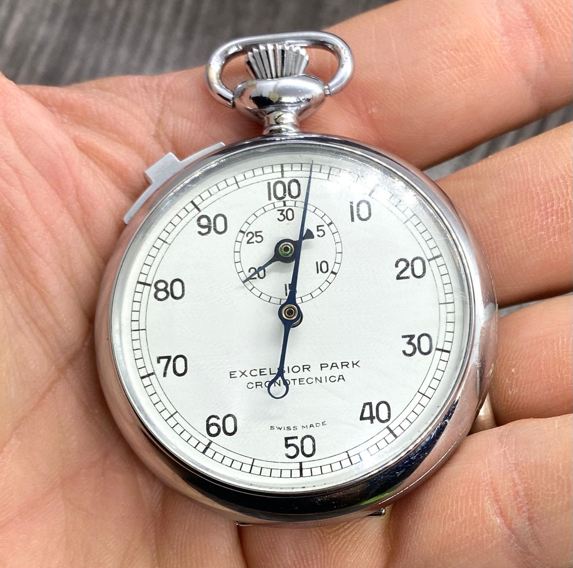 EXCELSIOR PARK Stopwatch Cronotecnica Pocket Watch Chronometer Etsy