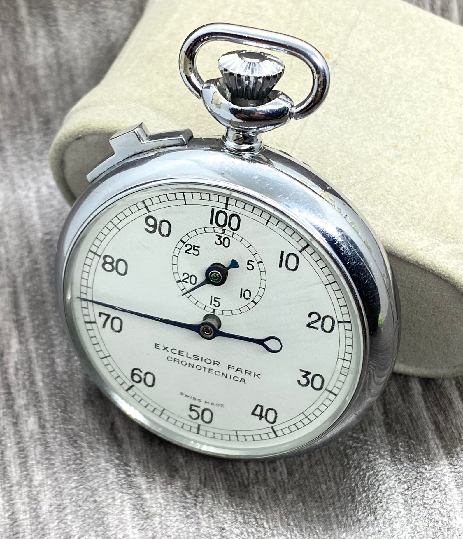 EXCELSIOR PARK Stopwatch Cronotecnica Pocket Watch Chronometer Etsy
