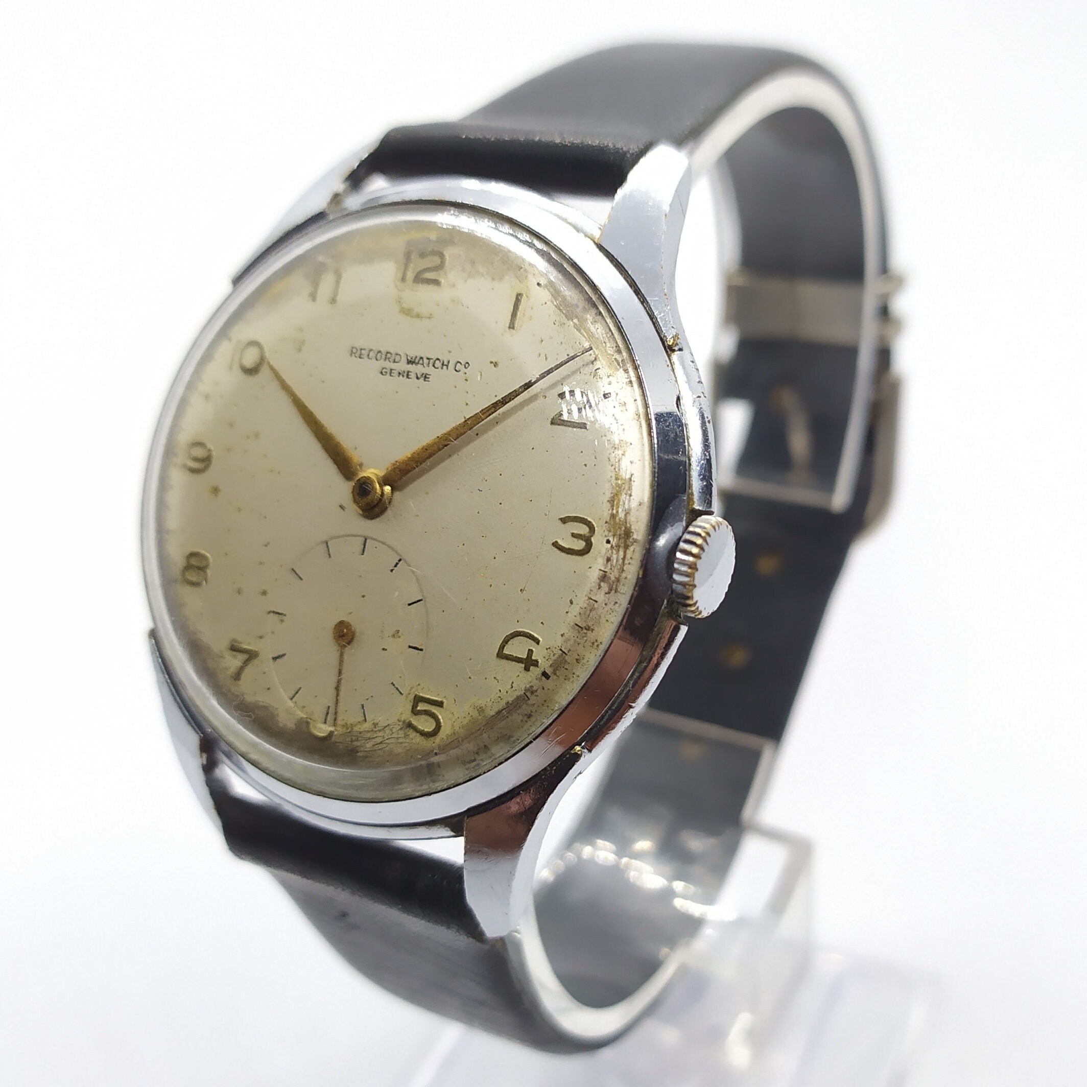 Vintage RECORD WATCH Co Geneve Cal. 02218 SWISS Made 17 Etsy UK