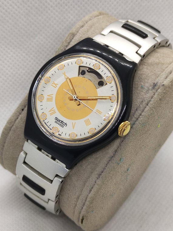 Swatch Horloge Automatic AG 1991 Vintage Swatch Heren sab101 | Etsy België