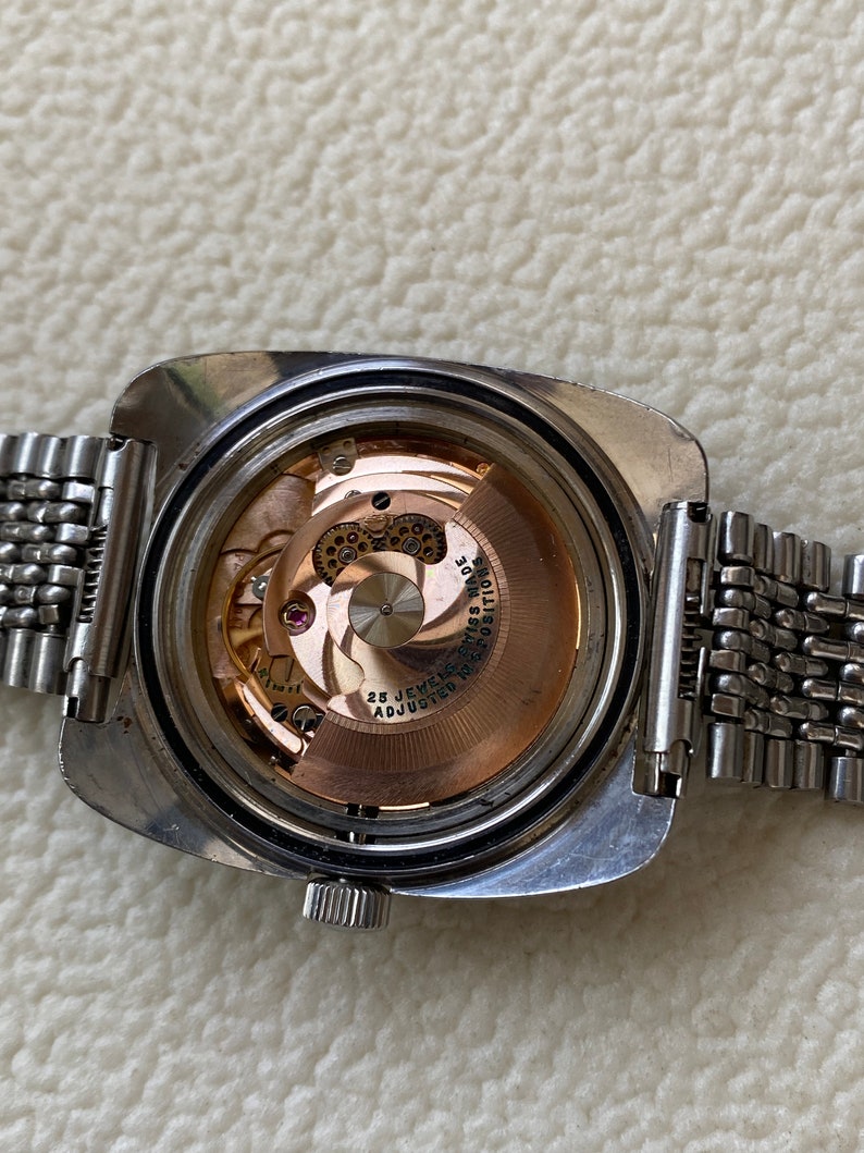 Pryngeps Automatic GMT Skin Diver Watch 25 Rubis Grenadine Etsy