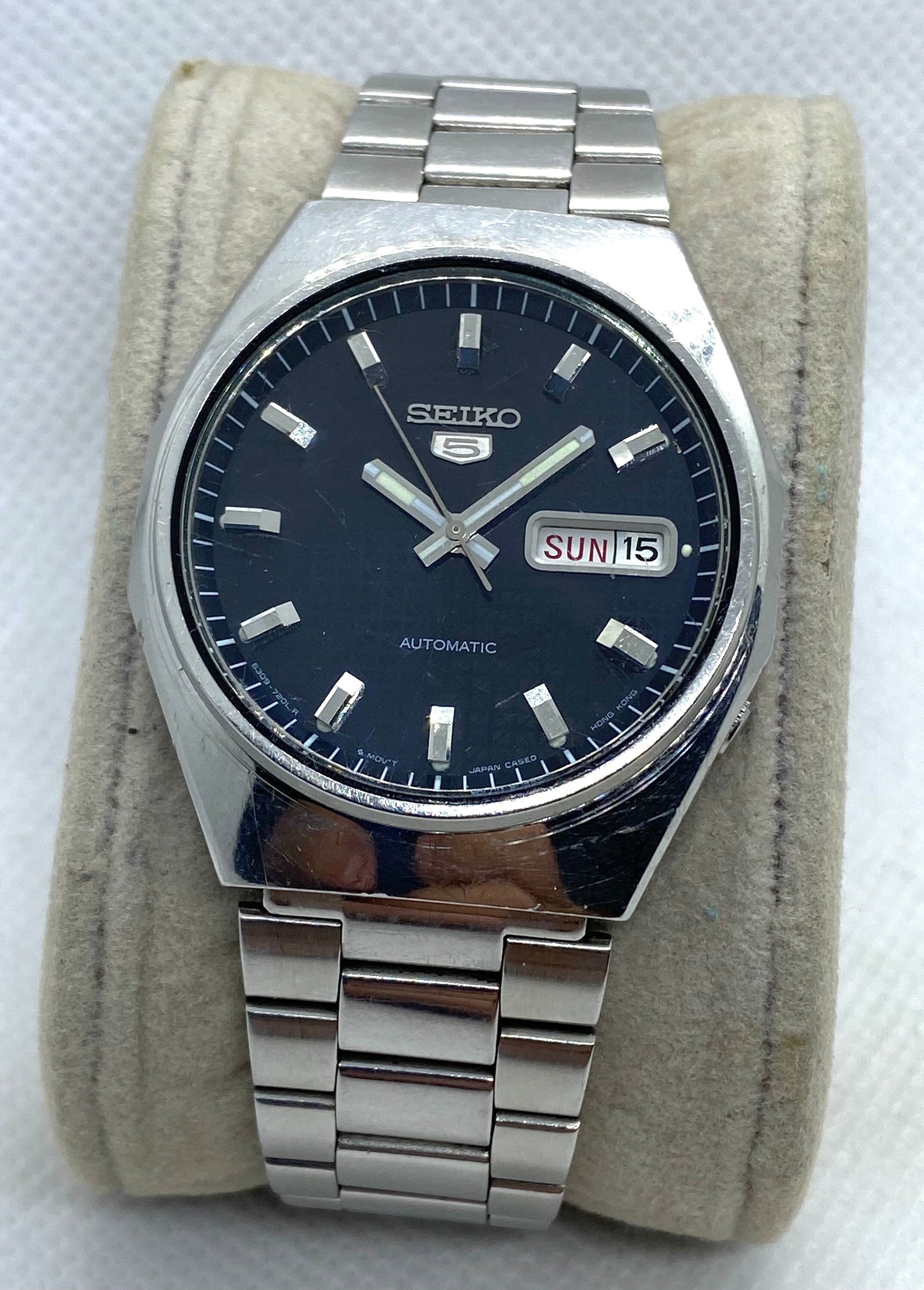 Vintage Seiko 5 Automatic Watch Mens Seiko 6309-720A Day-date - Etsy UK