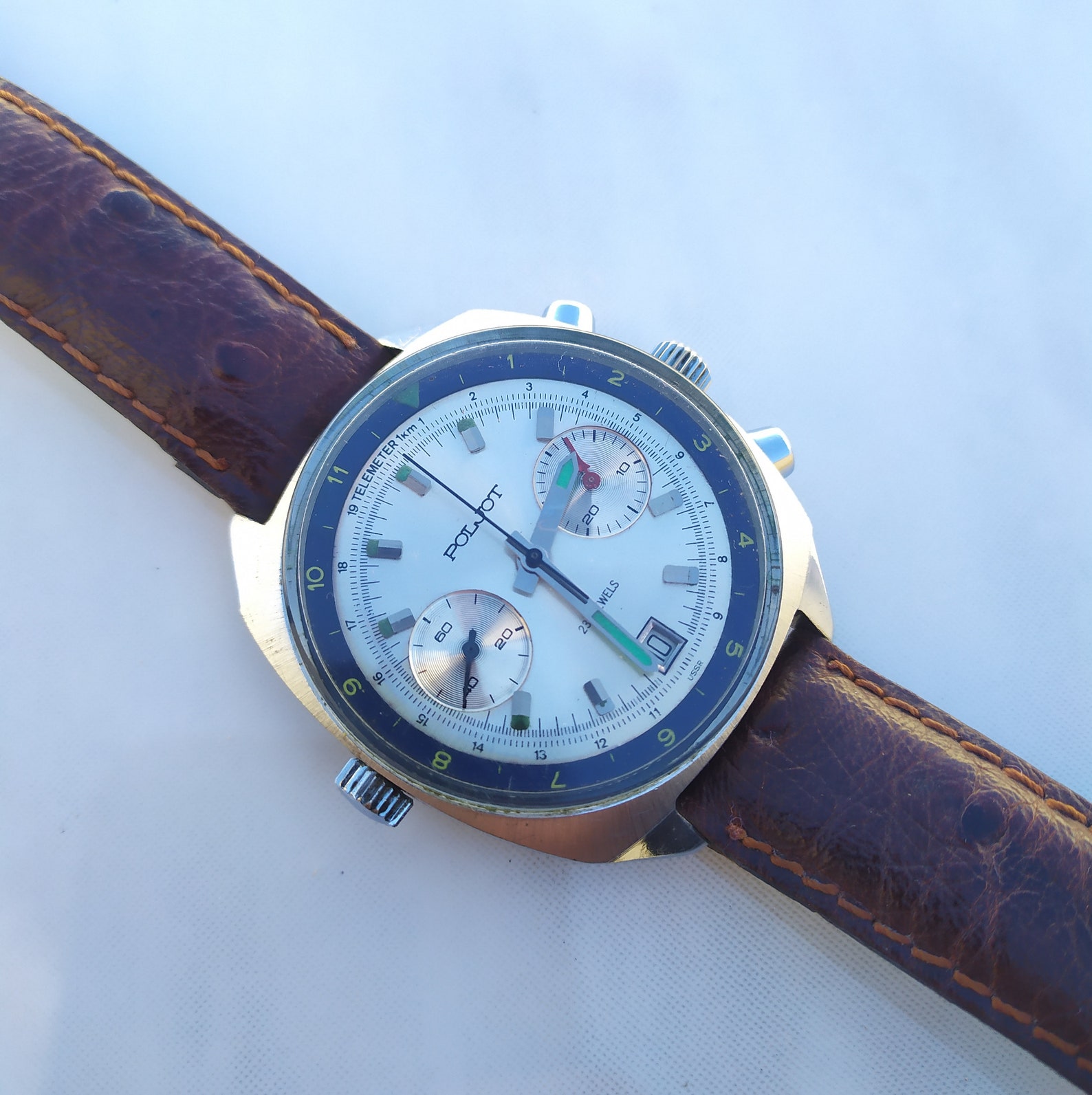 Poljot Sturmanskie Chronograph Okean Military Mechanical Watch | Etsy