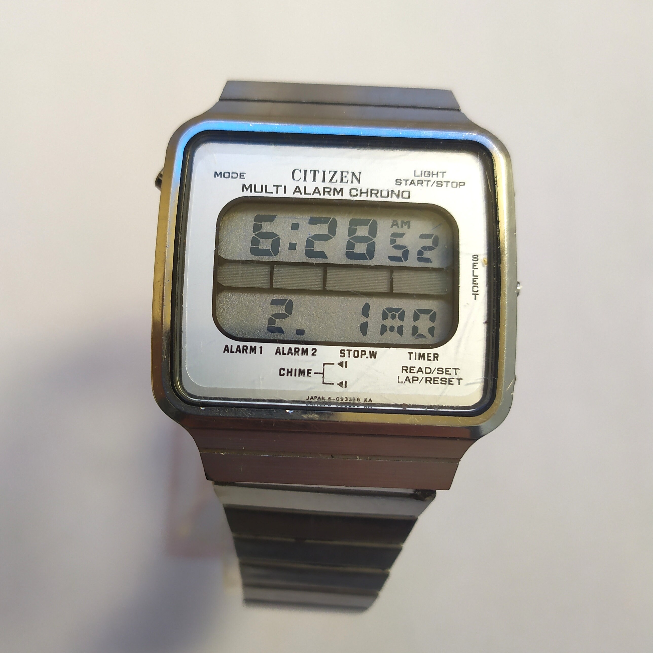 Vintage Citizen Multi Alarm Chrono Digital Uhr Herren seltene Etsy