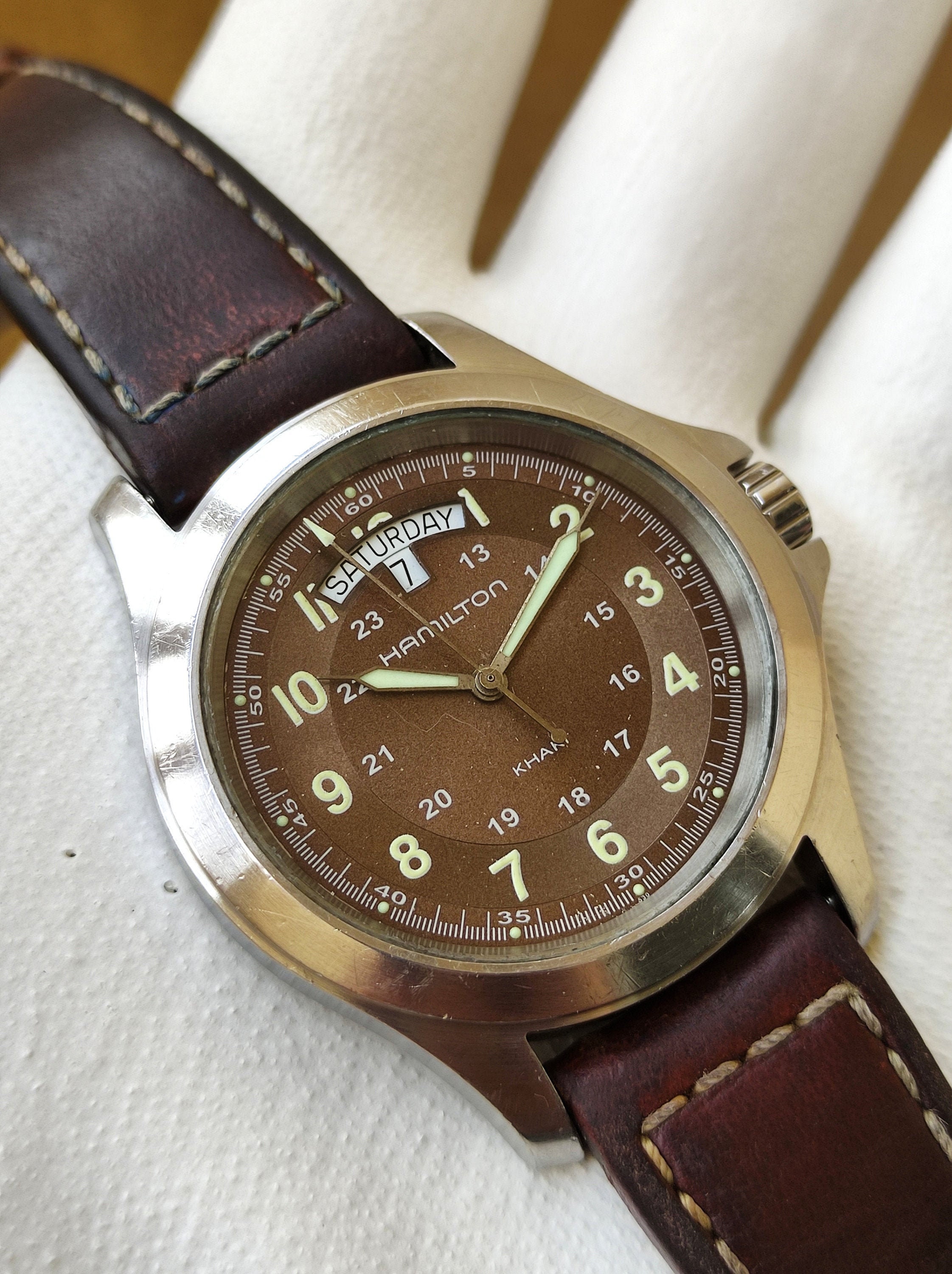 Hamilton Khaki Field King H644510 Uhr Herren Quarz Day-Date | Etsy