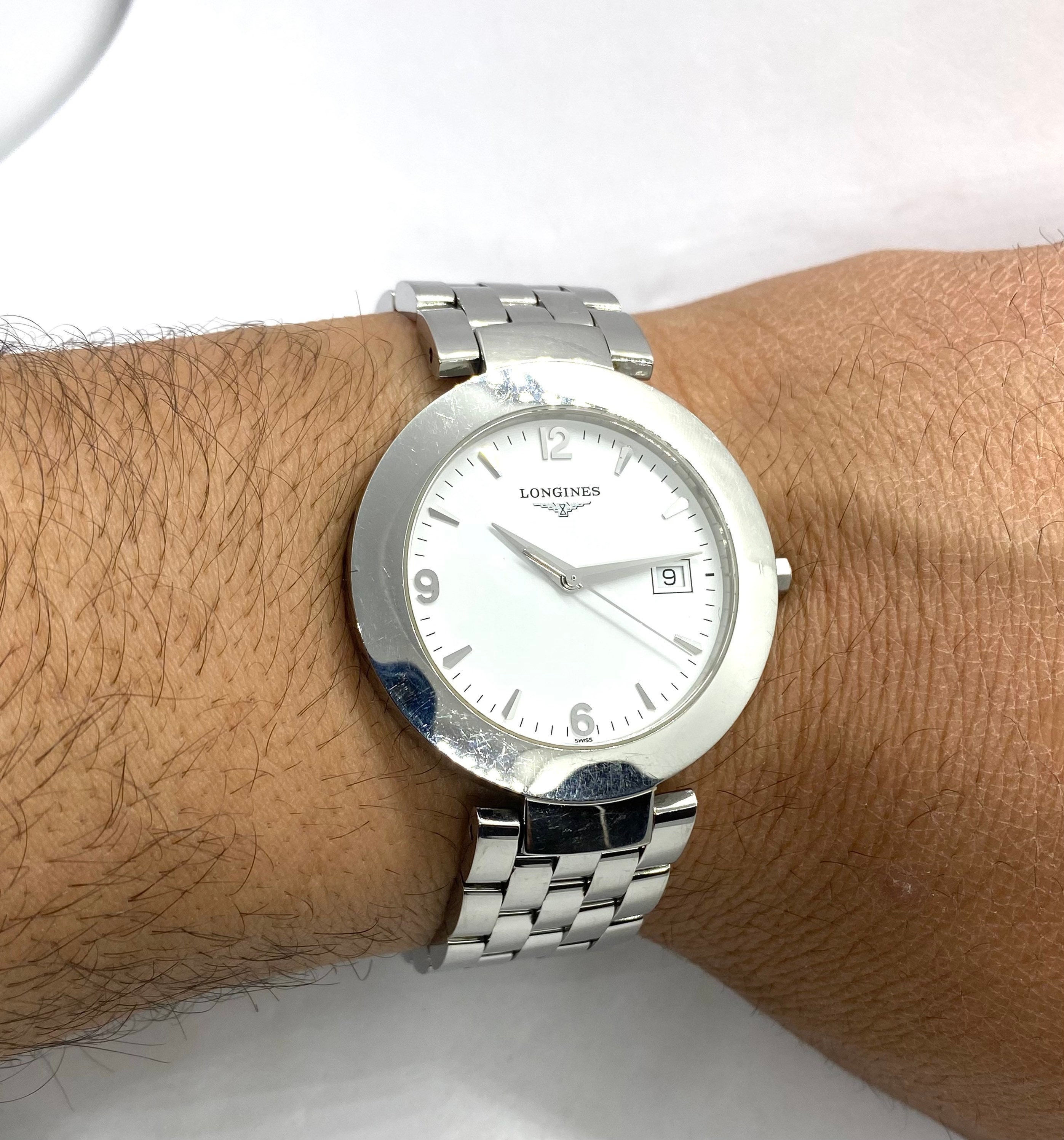 Longines EFC SWISS Quartz Silver Dial 