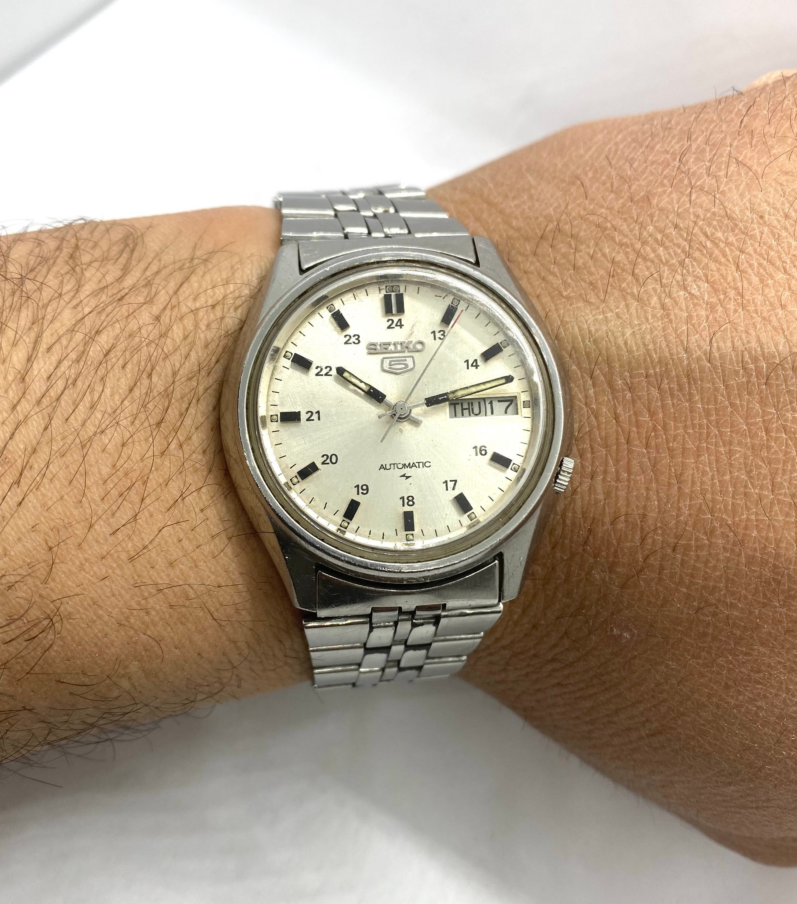 Seiko 5 Automatic Watch Mens Vintage Seiko 7009-4040 Day-date - Etsy
