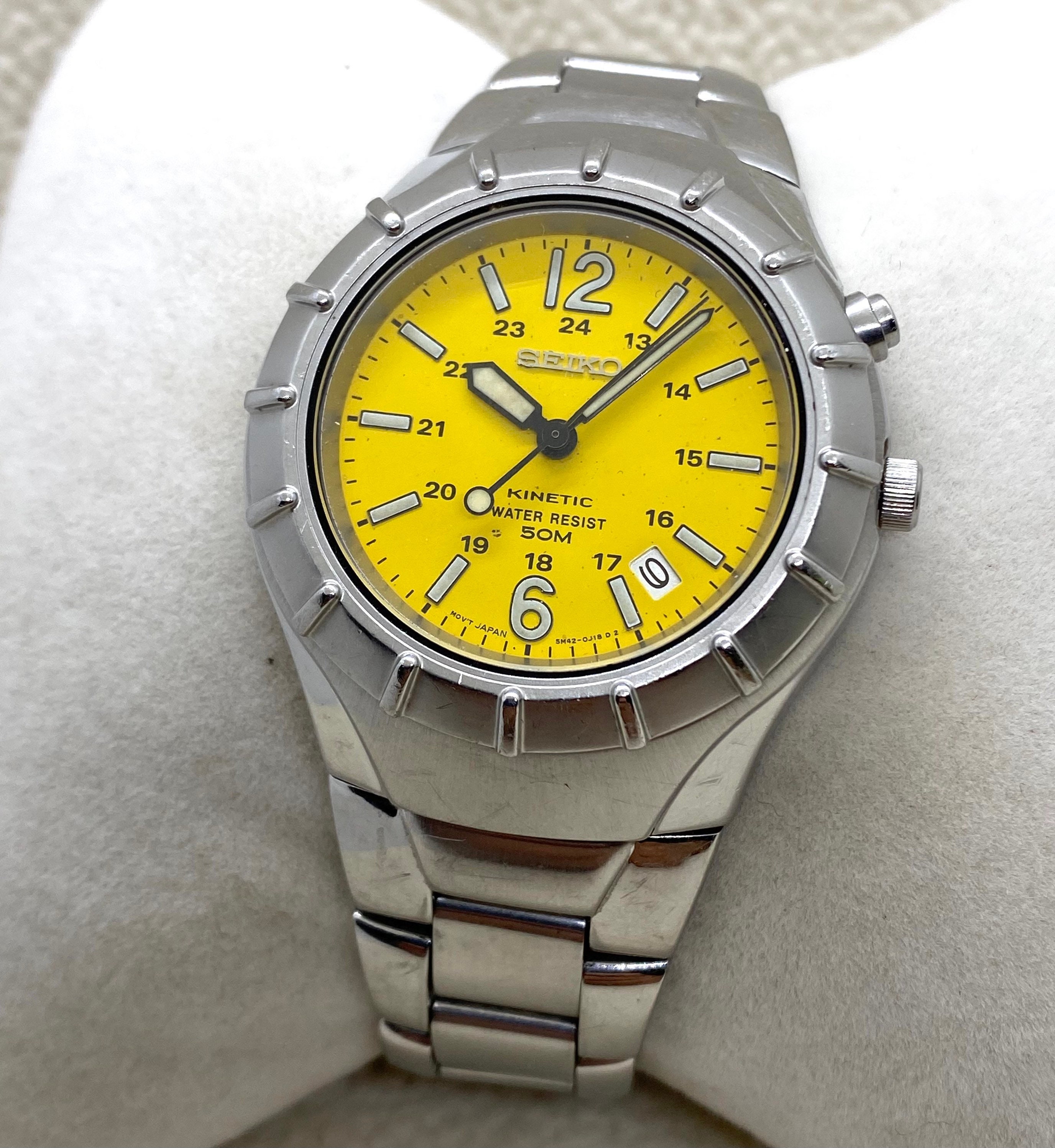 Seiko 5m62 Watch - Etsy Canada