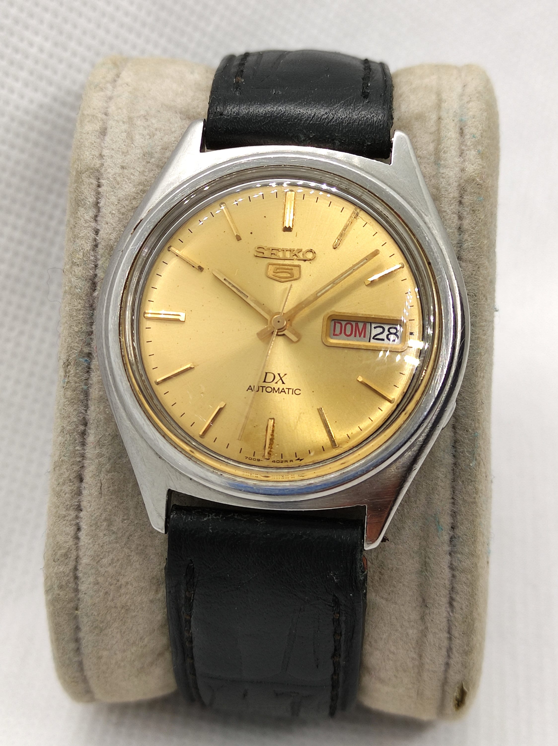 Vintage Seiko 5 DX 7009-3020 Gold Dial Stainless Steel - Etsy Sweden