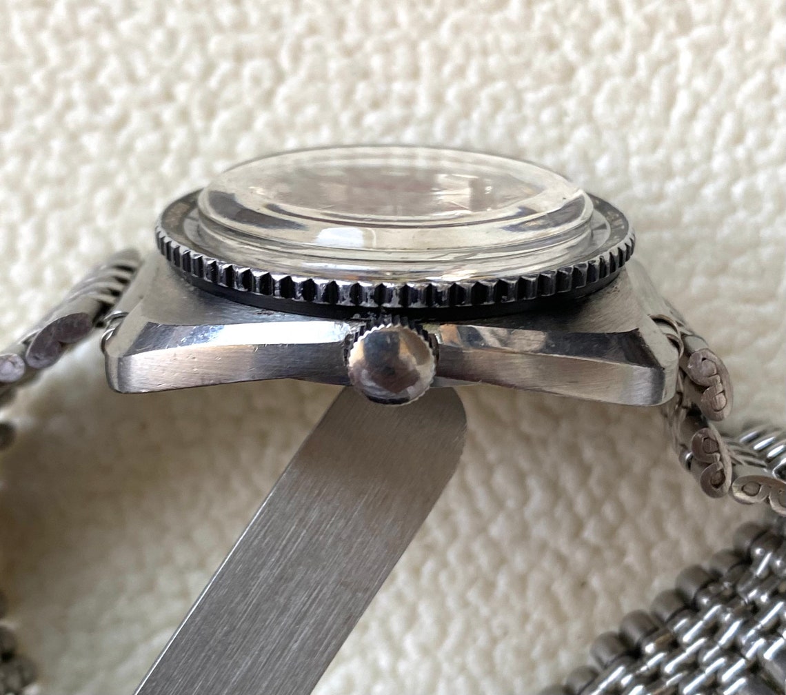 Pryngeps Automatic GMT Skin Diver Watch 25 Rubis Grenadine Etsy