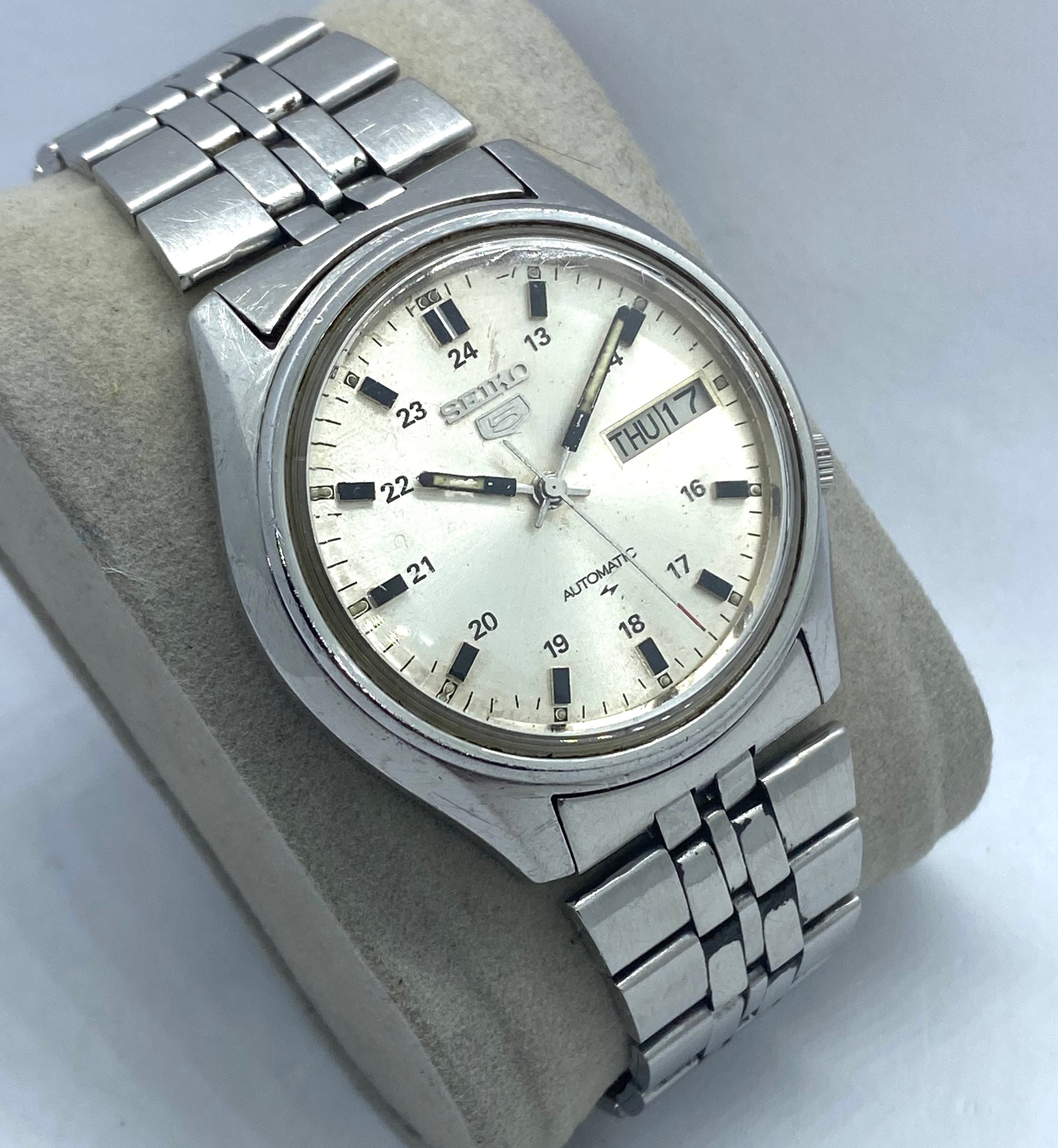 Seiko 5 Automatikuhr Herren Vintage Seiko 7009-4040 Tag-Datum - Etsy  Österreich