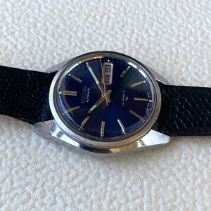 Buy Seiko Automatic Watch Mens Vintage Seiko 7006-8040 Blue Dial Online in  India - Etsy