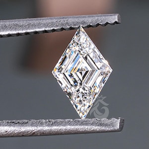 Lozenge Cut Diamond for Custom Engagement Ring,IGI Certified 2.10CT Lab Grown Diamond,Antique Cut Loose Diamond for Earring Studs & Pendants