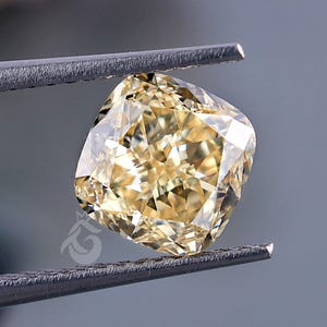 2.00 CT Fancy Gelbe Kissenschliff Diamanten für Verlobungsring, Ehering oder Anhänger, Fancy Color Diamant für Frauen