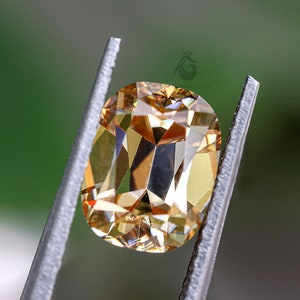 2 CT elongated Cushion Cut canary Yellow Loose Moissanite,Handmade Jewelry Making Moissanite ,Fancy Colored Cushion Cut Customized Gift Ring