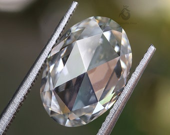 Oval rose cut diamond loose best sale