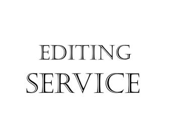 Editing service