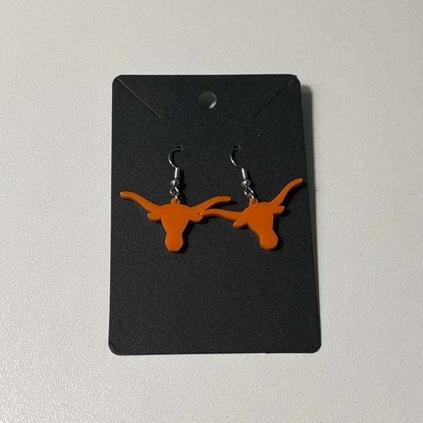 Texas Longhorn Earrings