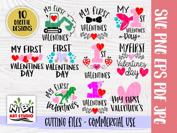 Valentine Svg Bundle Kids Valentines Day Love Svg My Etsy