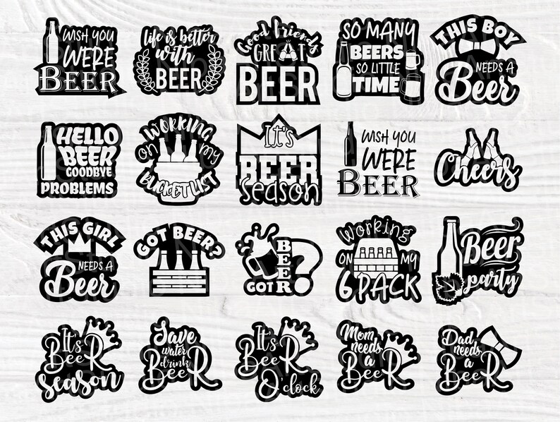 Download Alcohol SVG Bundle Beer Shirt Svg Drinking Svg | Etsy