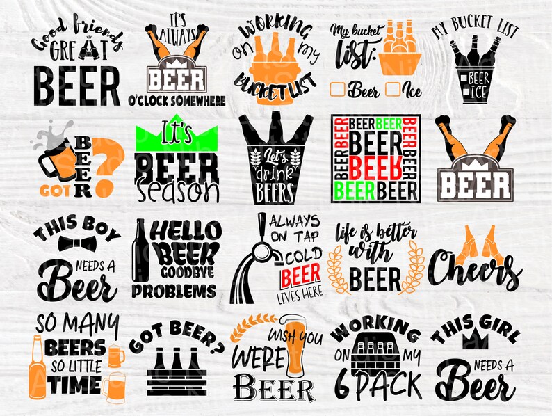 Download Alcohol SVG Bundle Beer Shirt Svg Drinking Svg | Etsy