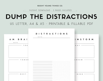 Brainstorm Werkblad, Brainstorm voor Productiviteit, Brainstorm PDF Download, Productiviteit Werkblad, PDF Downloaden, Productiviteit PDF
