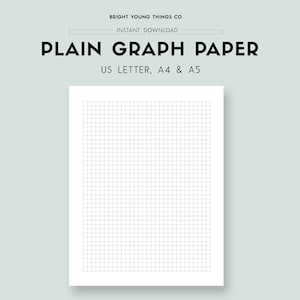 Downloadable Graph Paper, Digital Paper Printable, PDF Download, Digital Graph Paper Download, Digital Graph Paper, Digital Printable Paper