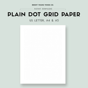Downloadable Dot Grid Paper, Digital Paper Printable, PDF Download, Digital Dot Grid Paper Download, Digital Dot Grid Paper, PDF Paper