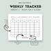 Test and Assignment Weekly Plan, Assignment Tracker Printable ...