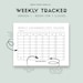 Test and Assignment Weekly Plan, Assignment Tracker Printable ...