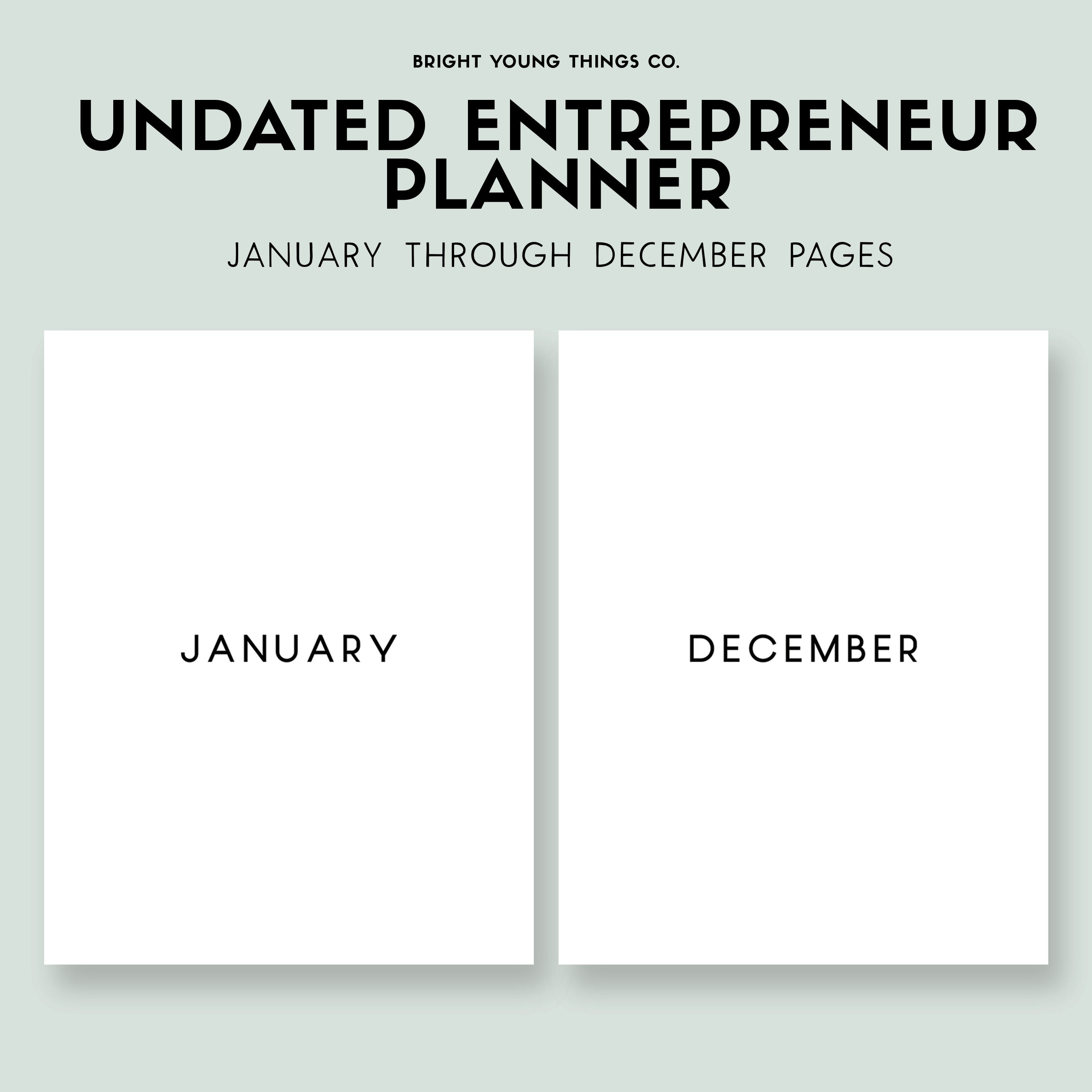 Entrepreneur Planner Printable, Side Hustle Planner, Work Life Balance ...