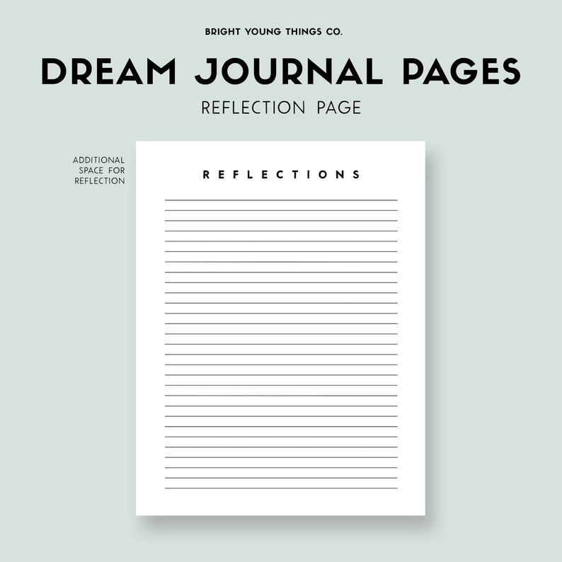 Dream Journal Digital Download Dream Journal Printable Pages Etsy Dream Journal Digital Download Dream Journal Printable Pages Etsy