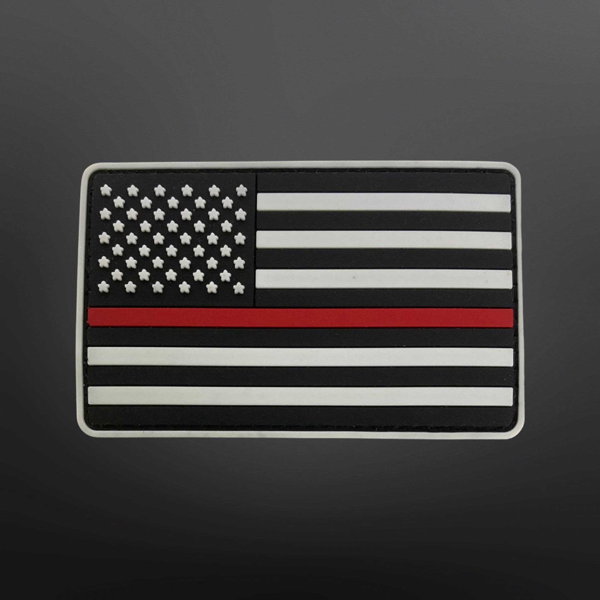 Toppa Con Bandiera "Thin Red Line" - Toppa Di Supporto Per