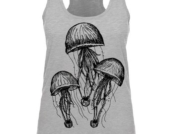 Jellyfish Tank Top - Jellyfish Shirt - Nautical Tank Top
