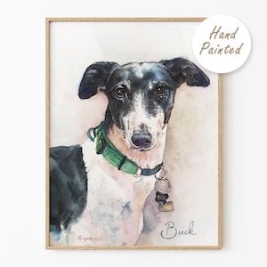 Custom Watercolor Pet Portrait, Dog Portrait, Cat Portrait, Original Watercolor Portrait
