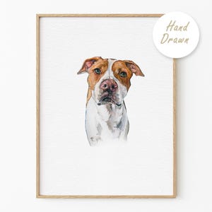 Mini huisdier portret klein portret aangepaste huisdier portret hond kleine mini kat schilderij huisdier Memorial cadeau huisdier verlies cadeau gepersonaliseerd huisdier portret