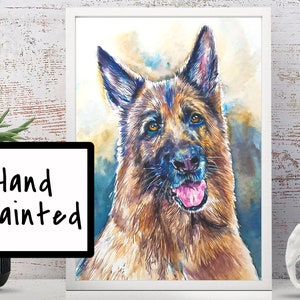 Custom Watercolor Pet Portrait, Dog Portrait, Cat Portrait, Original Watercolor Portrait image 7