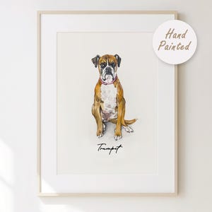 Custom Pet Portrait: Hand-Drawn Pen and Ink, Pet Memorial Gift
