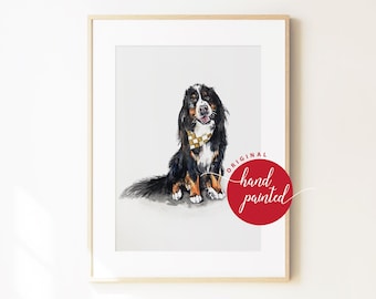 Retrato personalizado do seu animal de estimação desenhado à mão: um presente memorial único.