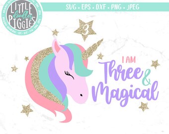 Download Unicorn 3 Svg Etsy
