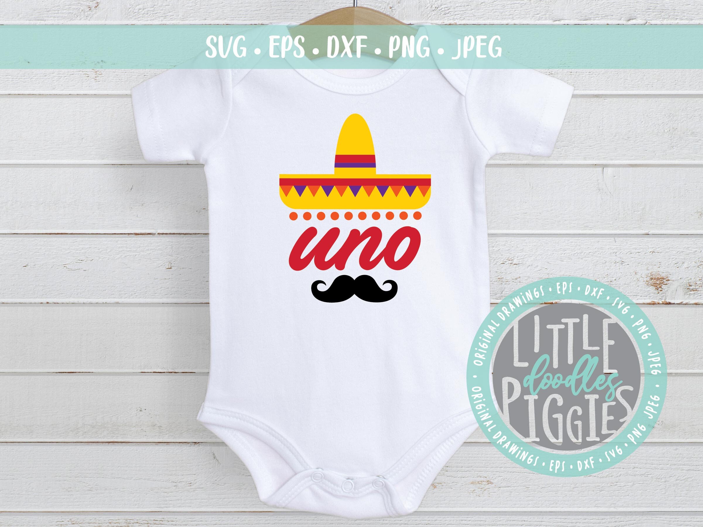 Download Uno Birthday Svg Png Cut File Sombrero One Svg Fiesta Etsy
